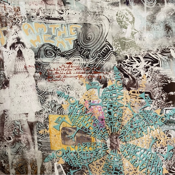 Robert Graham Graffiti Collage Shirt Flip Cuff - Picture 11 of 15